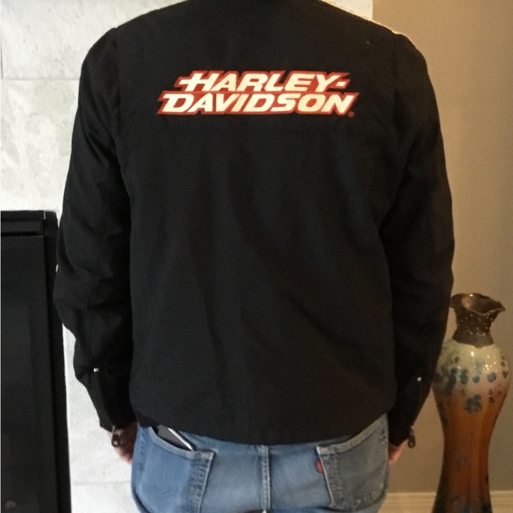 Mens Harley Davidson jacket mint condition size M - Picture 2 of 8